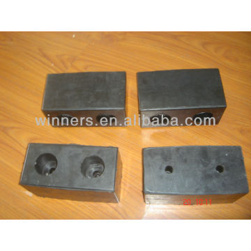 rubber wheel chock bumper